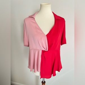 BCBGeneration Wrap Top - NWOT